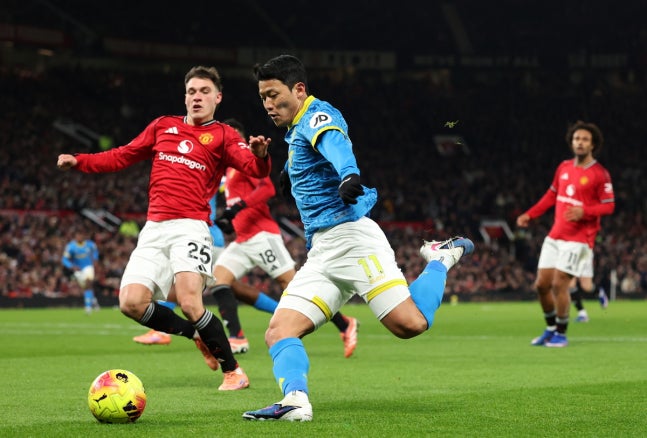 ▲ 울버햄튼과 맨유가 1-1로 비겼고, 선발 출전한 황희찬은 양팀 통틀어 최저 평점을 받았다.ⓒ연합뉴스 제공