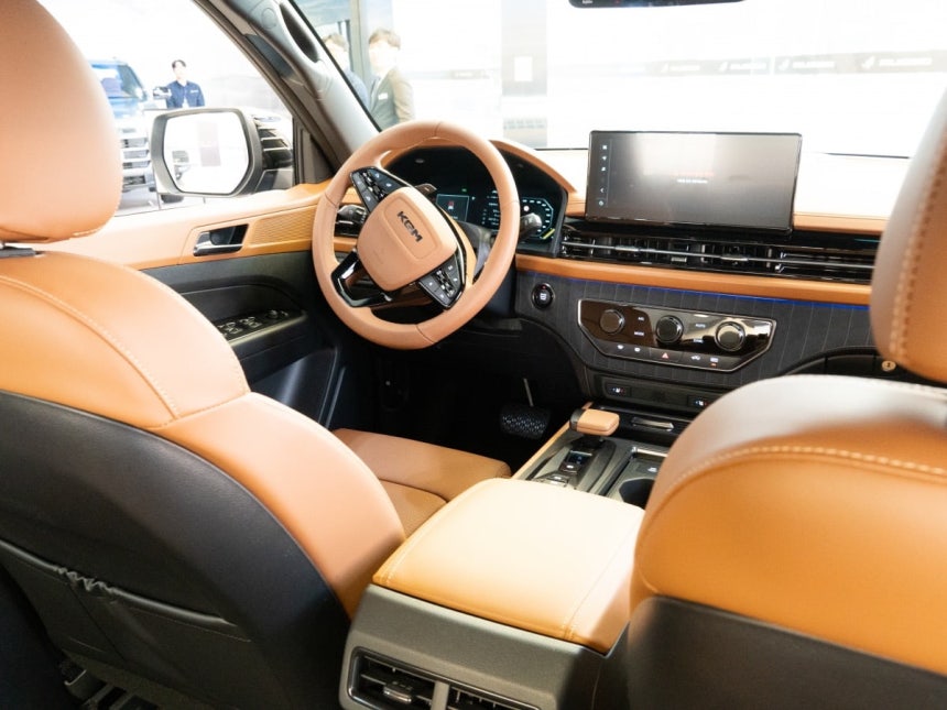 ▲ 무쏘 내부. ⓒKGM