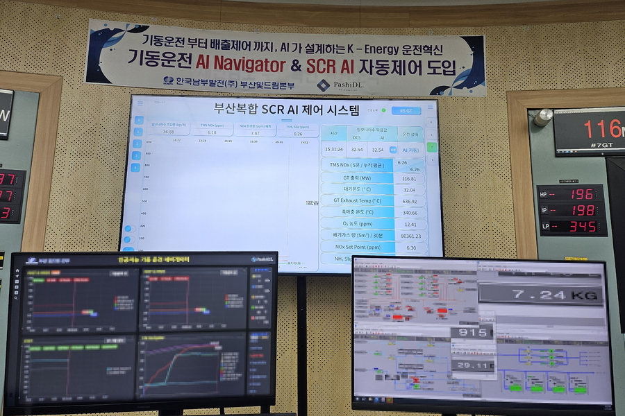 ▲ 남부발전은 최근 부산빛드림본부에 국내 최초로 '인공지능을 활용한 탈질설비 예측 제어시스템'을 도입하고 실증을 마쳤다고 31일 밝혔다. (사진=남부발전 제공)ⓒ전성무 기자