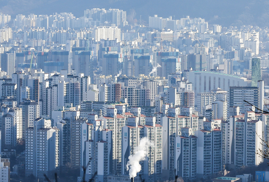 ▲ 서울 중구 남산에서 바라본 서울 시내 전경. ⓒ뉴시스