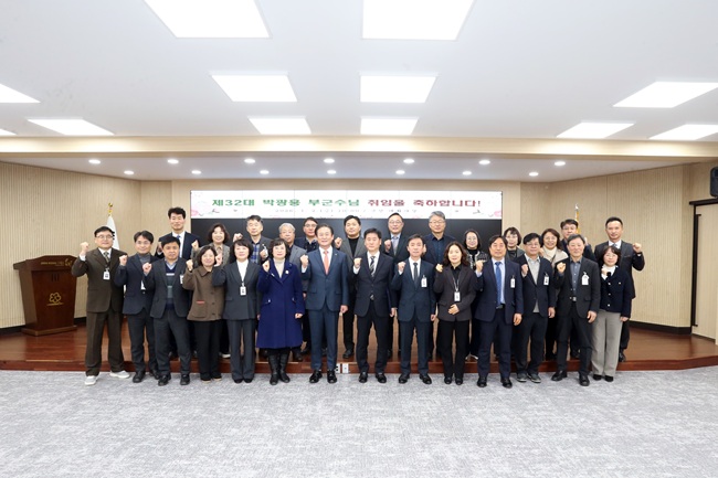 ▲ 박광용 전 강원특별자치도 산업국장이 제32대 홍천군 부군수로 취임했다. ⓒ홍천군