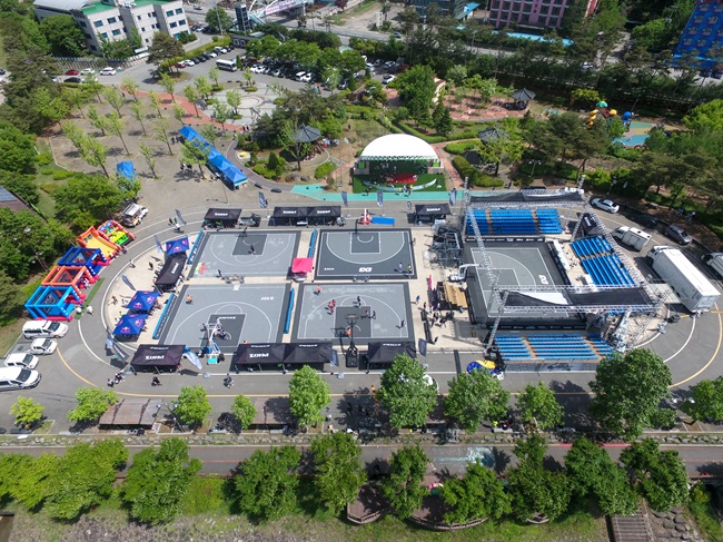 ▲ 올해 9월 10일부터 4일간 개최될 'FIBA 3X3 홍천챌린저 2026' 대회에는 총14개국 140명의 선수단이 참가할 예정이다. ⓒ홍천군