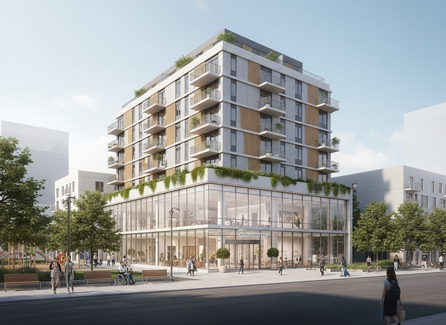 ▲ 고령자 복지주택 조감도. ⓒ성남시 제공