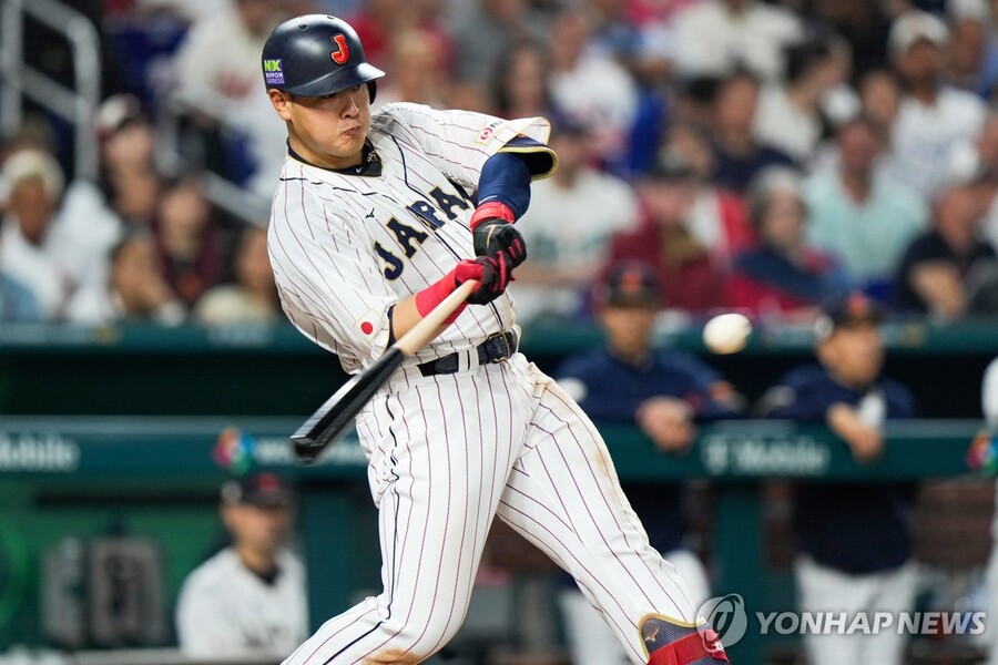 ▲ 일본의 홈런왕 오카모토가 MLB 토론토와 계약했다.ⓒ연합뉴스 제공