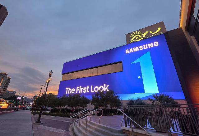 ▲ 삼성전자 CES 2026 옥외광고. ⓒ삼성전자