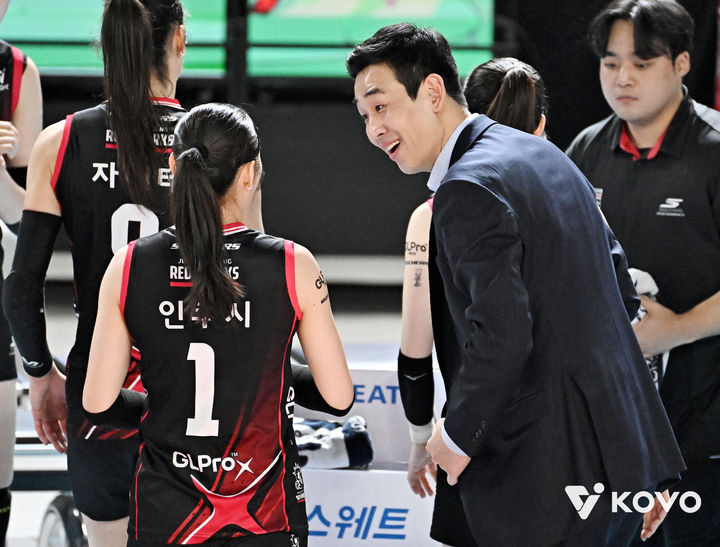 ▲ 인쿠시가 개인 최다인 16점을 올렸지만, 정관장은 흥국생명에 0-3 완패를 당했다.ⓒKOVO 제공