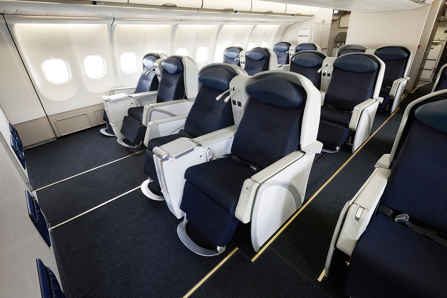 ▲ 파라타항공의 비즈니스 스마트 클래스 좌석 모습. ⓒ파라타항공