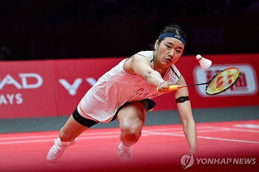 ▲ '세계 최강' 안세영이 캐나다의 리에게 2-1 진땀승을 거뒀다.ⓒ연합뉴스 제공