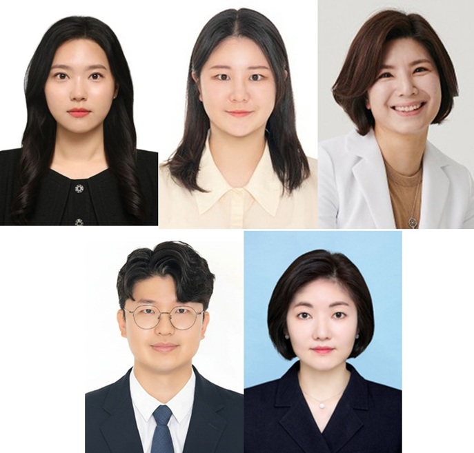 ▲ 왼쪽 위부터 시계방향으로 성균관대 이가은 박사과정생, 이유경 차의과학대학교 박사과정생, 구화선 난임병원 베스트오브미여성의원 대표원장(이상 공동 제1저자), 차의과학대 강윤정 교수, 성균관대 안중호 교수(이상 공동 교신저자).ⓒ성균관대