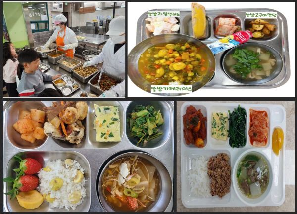 ▲ 공공학교급식 도시락.ⓒ공주시