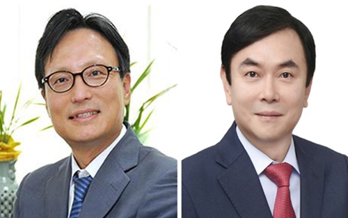 ▲ 이석환 한국정책학회장(왼쪽)과 이현재 동아무역 회장.ⓒ국민대