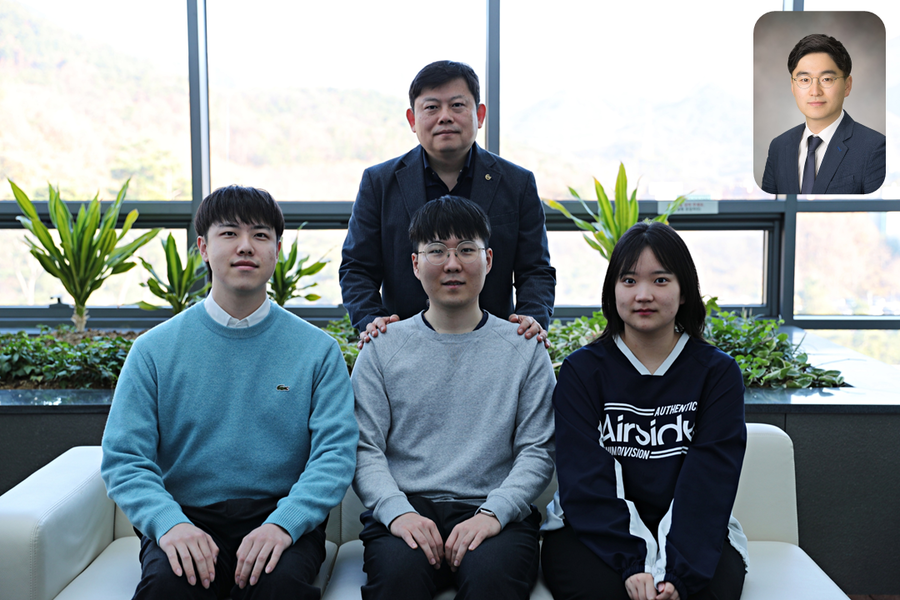 ▲ DGIST 인수일 교수(가운데 상단) 연구팀, 연세대학교 박종혁 교수(오른쪽 상단).ⓒDGIST