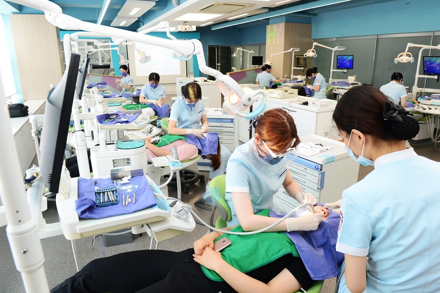 ▲ 글로컬대학 대구보건대는 교육부 혁신지원사업과 글로컬대학30, 라이즈(RISE) 사업 등의 지원을 바탕으로 단계별 취업지원 시스템을 구축했다(치위생학과).ⓒ대구보건대