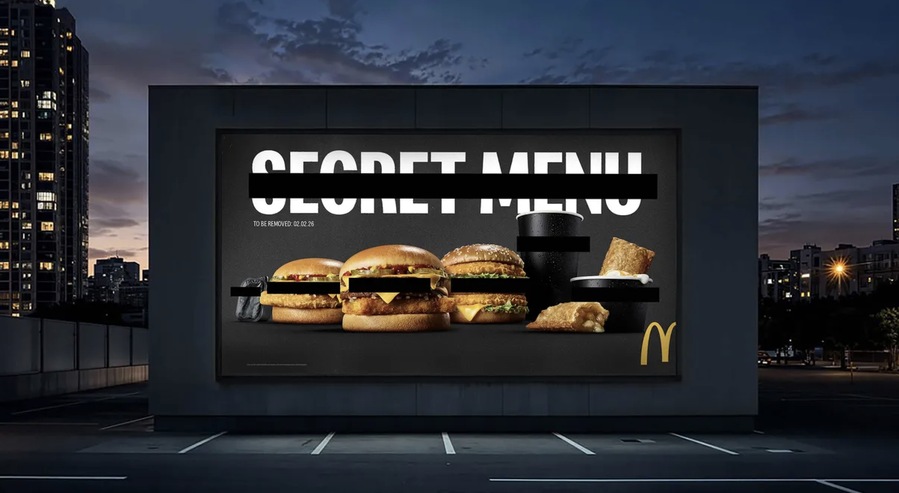 ▲ 맥도날드의 '시크릿 메뉴' 캠페인. ©McDonald's UK