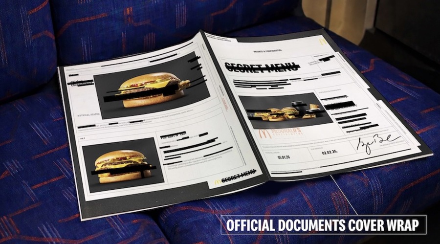 ▲ 맥도날드의 '시크릿 메뉴' 캠페인. ©McDonald's UK