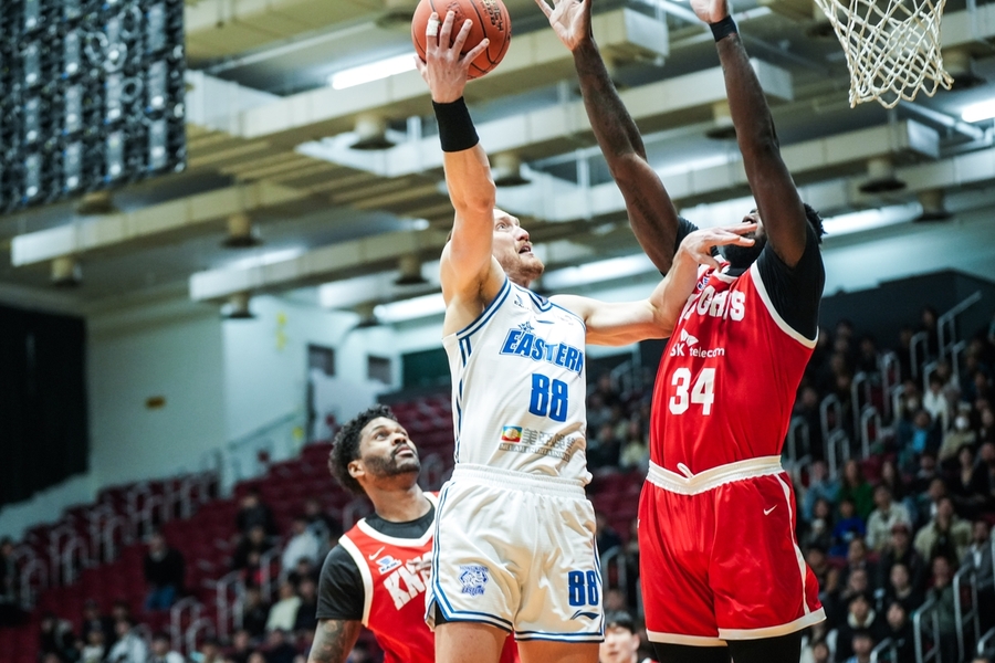 ▲ SK가 EASL 조별리그에서 홍콩 이스턴에 연장 혈투 끝 패배를 당했다.ⓒEASL 제공