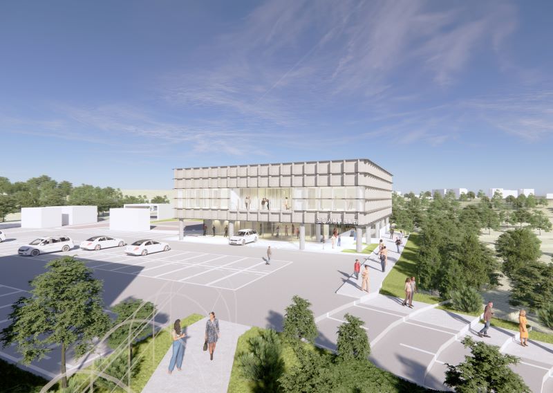 ▲ 오는 10월 준공을 목표로 신축 중인 서북구 문화원 조감도.ⓒ천안시