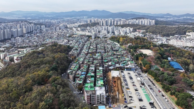 ▲ 은행1·금광2구역 전경. ⓒ성남시 제공