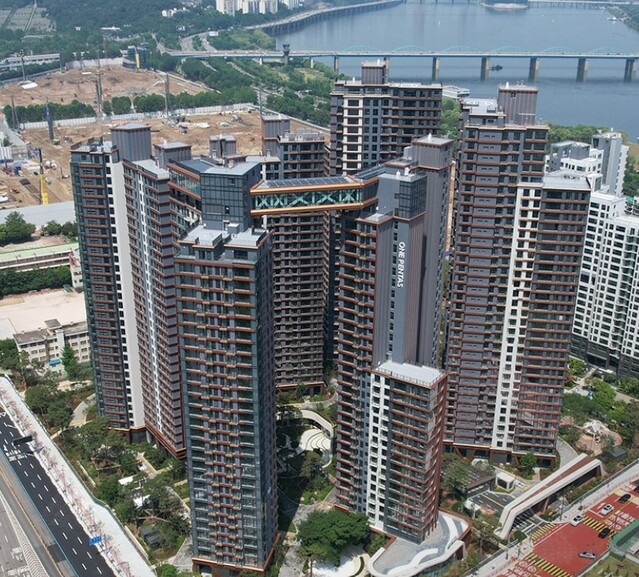 ▲ 서울 서초구에 위치한 래미안 원펜타스 전경. ⓒ래미안갤러리