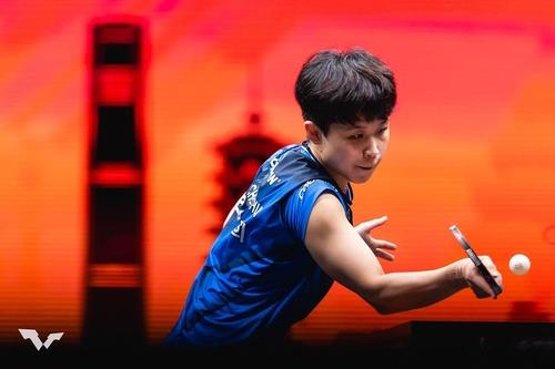 ▲ 한국 탁구의 주천희와 장우진이 올해 WTT 시리즈 첫 대회에서 나란히 16강에 올랐다.ⓒWTT 제공