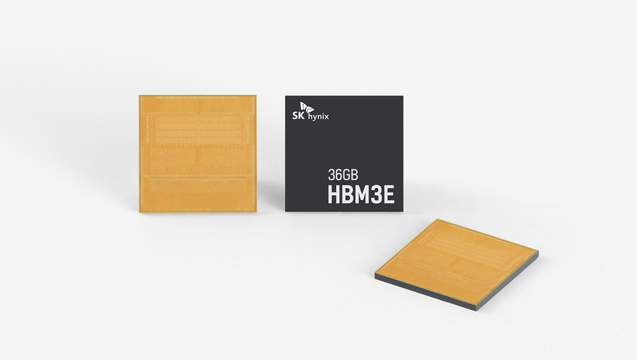 ▲ SK하이닉스 HBM3E 12단 이미지ⓒSK하이닉스