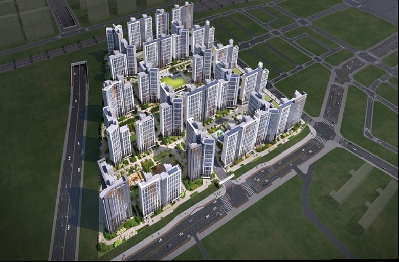 ▲ 힐스테이트오송역퍼스트 아파트 조감도ⓒ