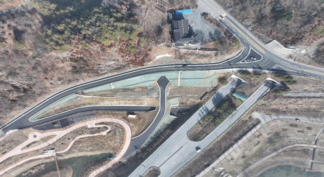 ▲ 영월군이 장릉과 청령포를 연결하는 연결로 개설공사를 준공했다. ⓒ영월군