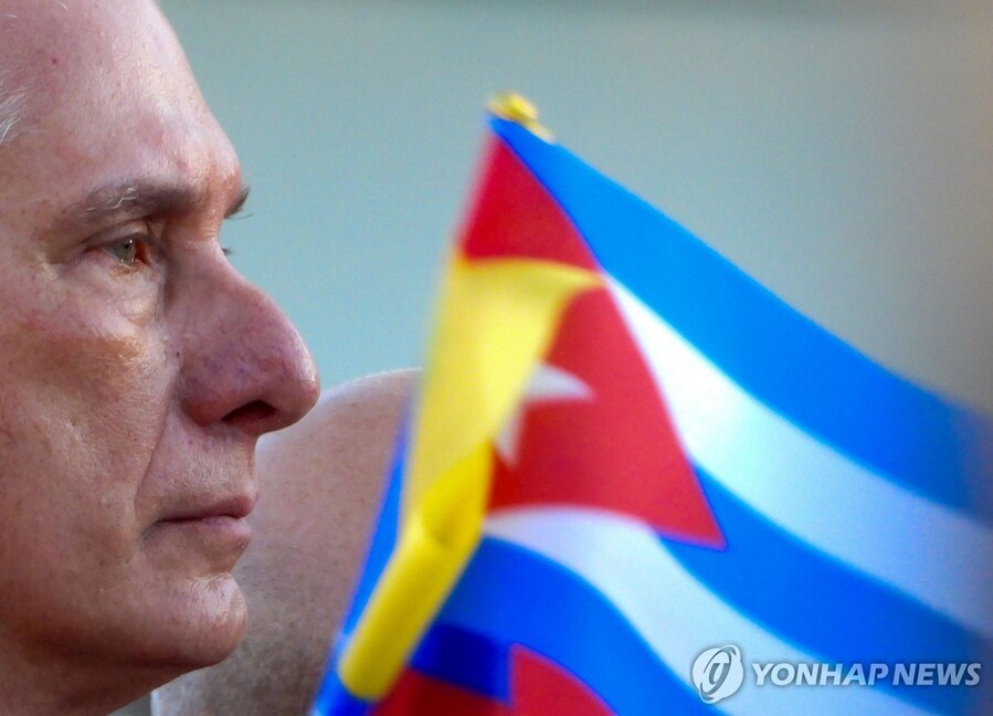 ▲ 미겔 다이스카넬 쿠바 대통령. ⓒAFP 연합뉴스