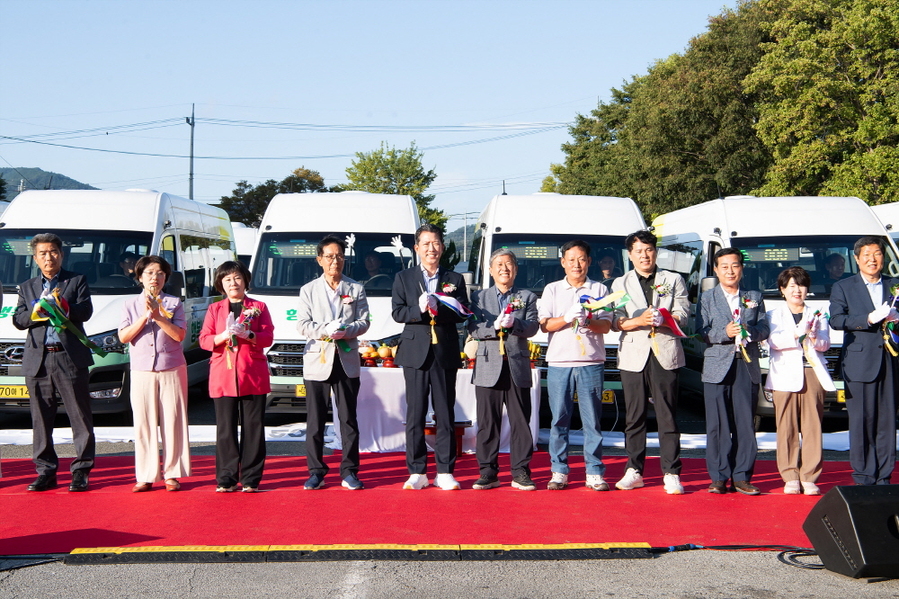 ▲ 수요응답형 행복버스 시승식ⓒ