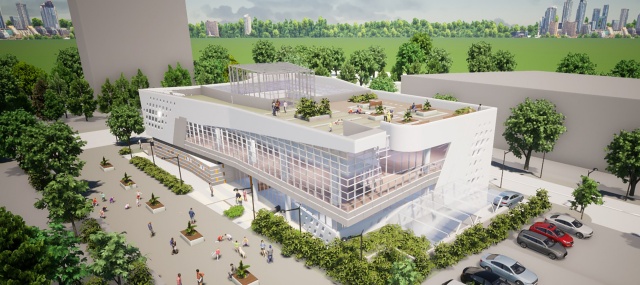 ▲ 오는 7월 판교 대장지구에 개관 예정인 ‘판교대장도서관’ 조감도. ⓒ성남시 제공