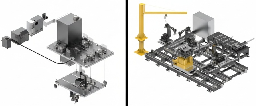 ▲ 원전해체 로봇 플랫폼 개념도 ⓒ케이엔알시스템