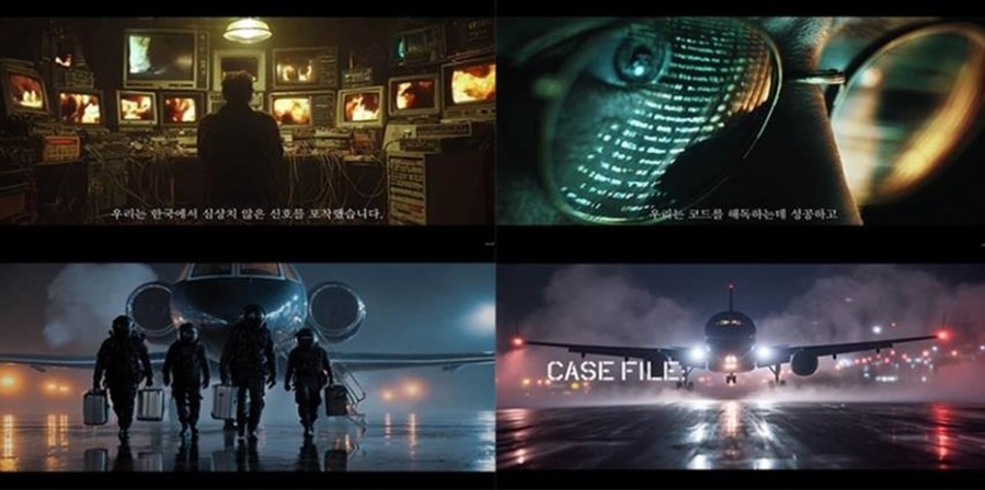 ▲ 노한주 학생의 '윙스탑_오리지널윙' 작품 속 장면들.ⓒ한성대