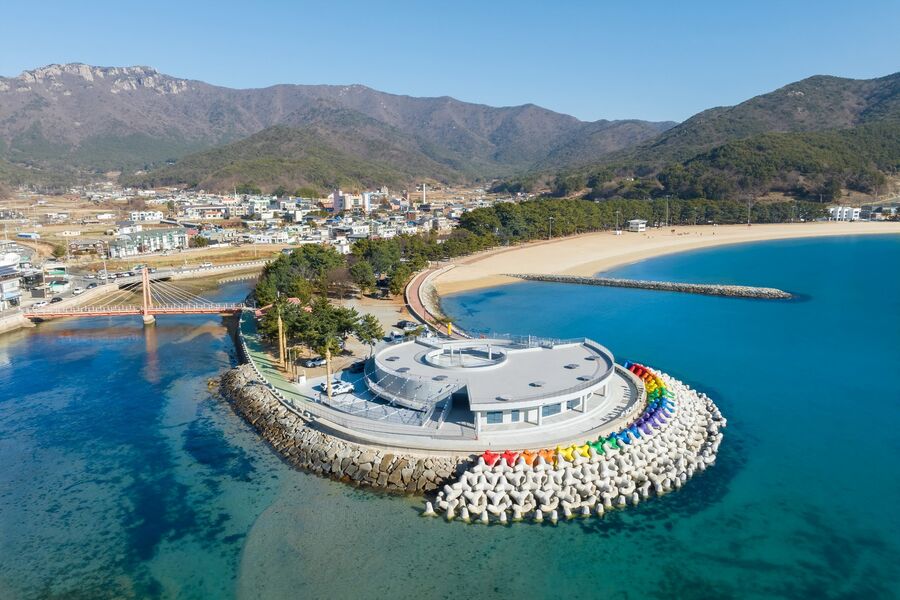 ▲ 남해군 상주 해양레저스테이션 전경ⓒ남해군