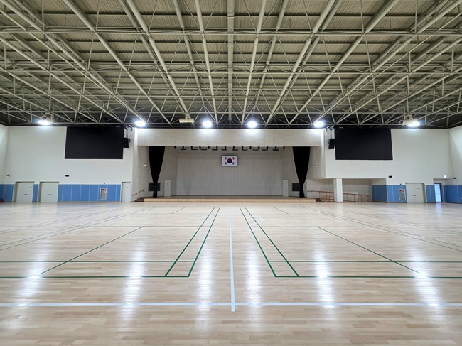 ▲ 다목적 실내체육관. ⓒ양구군