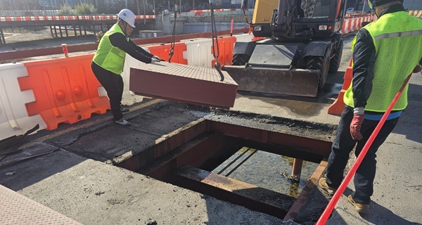 ▲ 유등교 가설 교량은 품질시험과 정밀 안전 점검을 통해 품질과 안전성이 객관적으로 확인됐다.ⓒ대전시