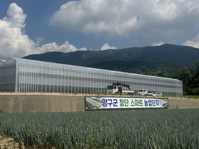 ▲ 스마트팜 모습. ⓒ양구군