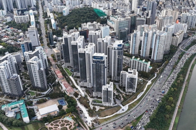 ▲ 청담 르엘 전경. ⓒ롯데건설