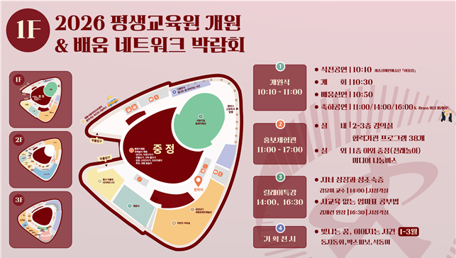 ▲ 배움 네트워크 박람회 포스터.ⓒ세종시교육청 평생교육원