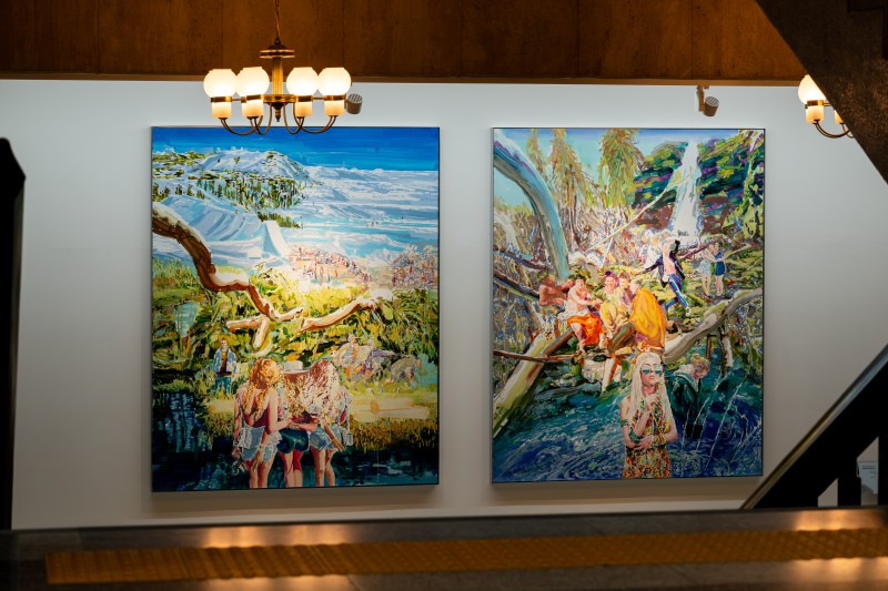 ▲ 권여현 작가의 대표 작품 '낯선 곳의 일탈자들'.ⓒ세종문화회관