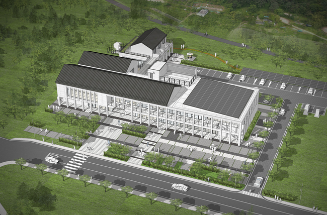 ▲ 강현 어울림복합센터 조감도. ⓒ양양군