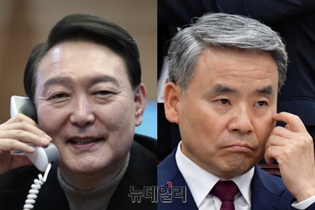 ▲ 윤석열 전 대통령, 이종섭 전 국방부 장관. ⓒ뉴데일리DB