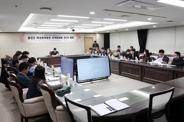 ▲ 인천 옹진군은 최근 해상풍력발전 지역협의회를 공식 출범하고 첫 회의를 개최했다. ⓒ옹진군 제공