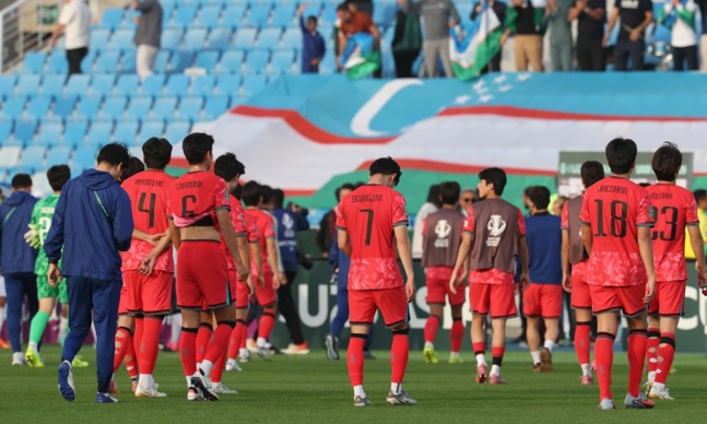 ▲ 한국 U-23 대표팀이 무기력으로 일관하며 가까스로 U-23 아시안컵 8강 진출에 성공했다.ⓒ대한축구협회 제공