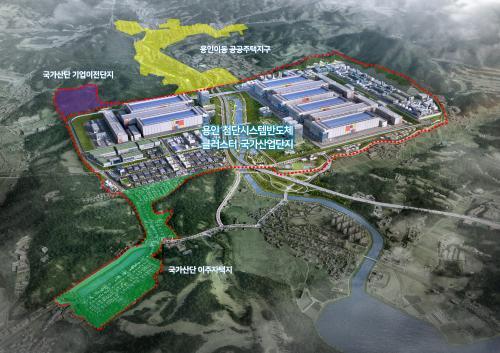 ▲ 국가 핵심 프로젝트인 용인 반도체 클러스터를 둘러싼 이전 논란이 불거지는 가운데 지난 9일 오전 경기 용인시 용인 반도체 클러스터 공사 현장에서 작업이 진행되고 있다. (경기 용인=서성진 기자)