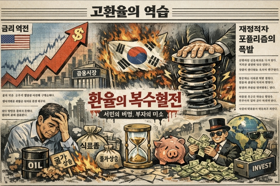 ▲ 병이 나서 고열이 나면 어떻게 해야할까? 그저 진통해열제만 마냥 투여하면 될까? 진짜 원인을 찾아 고열 발생을 막는게 명의다. 그저 해열제만 처방하면 돌팔이다. 환울은 한 나라 경제의 체온이다. 국민연금 동원해 주식시장 올리고 환율방어 하는 이재명식 경제정책은 돌팔이 경제정책이다. 
챗GPT의 문자 그래픽 처리도 여전히 엉터리다. ⓒ 챗GPT