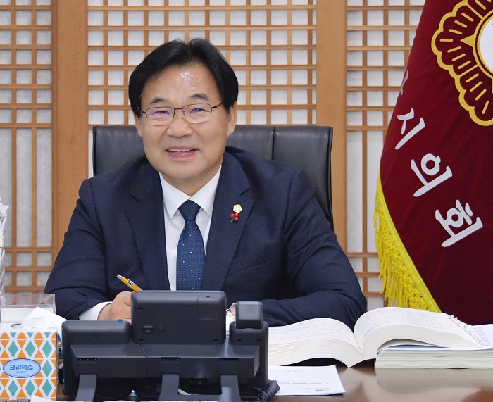 ▲ 조용훈 논산시의회 의장.ⓒ논산시의회