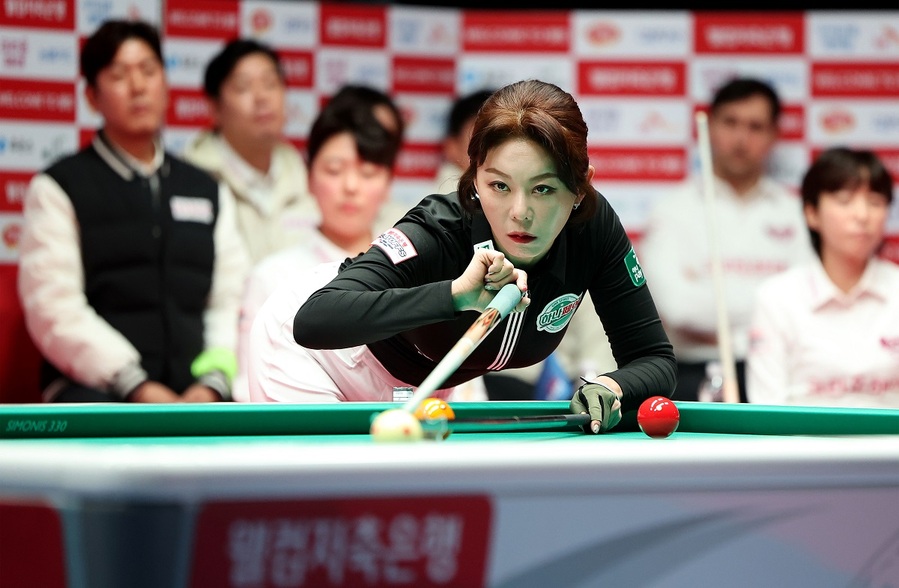 ▲ 하나카드가 PBA 팀리그 준플레이오프(PO)에서 1패 뒤 2승을 거두며 플레이오프에 진출했다.ⓒPBA 제공