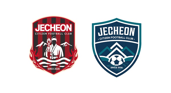 ▲ 제천시민구단의 엘블럼. 2개중 1개를 시민투표를 거쳐 결정할 예정이다.