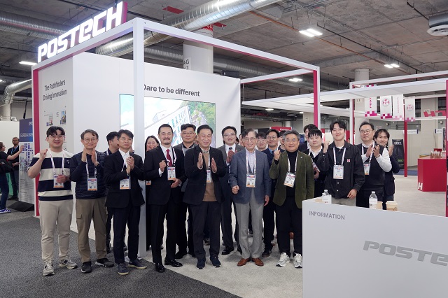 ▲ POSTECH은 CES에서 단독 부스를 운영하며 교수·동문·지역 기반 기업 7곳과 함께했다.ⓒ포스텍