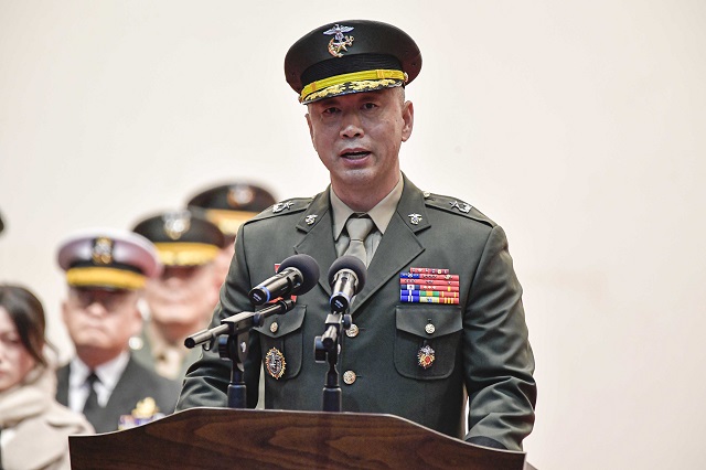 ▲ 신임 김수용 교육훈련단장.ⓒ해병대